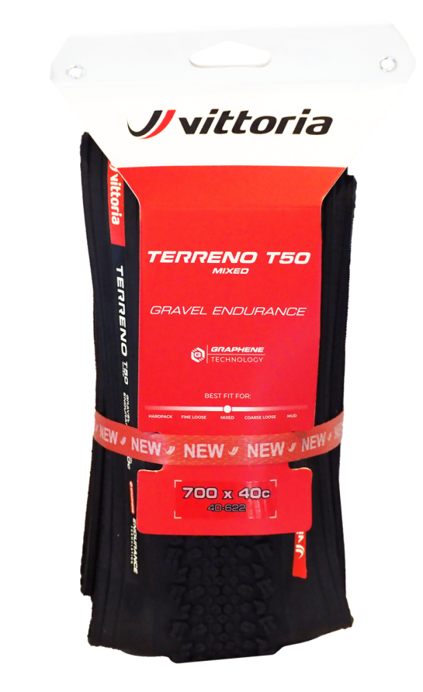 Vittoria Pneu Terreno T50 mixed 700x40c starr Gravel Sport schwarz