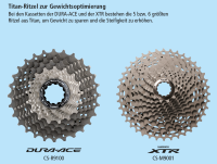 Shimano Kassette DURA-ACE CS-R9100 11-Gang 11-30 Zähne